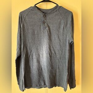 The North Face Men's Charcoal Long Sleeve Henley M